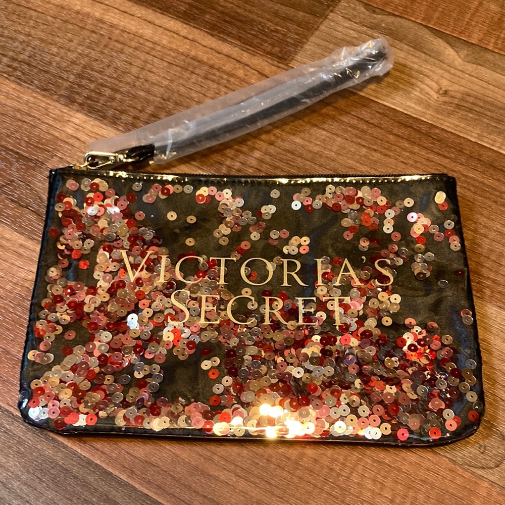 Victoria secret wristlet / makeup bag NWOT